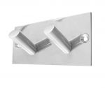 Polished Chrome 94mm x 46mm Double Robe or Coat Hook (JP901C)